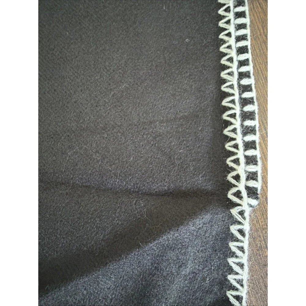 AQUA Women's Whipstitch Scarf Soft and Cozy Black One Size 14